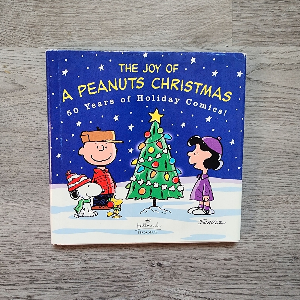 The Joy of a Peanuts Christmas 50 Years of Holiday Comics Vintage Hallmark Book